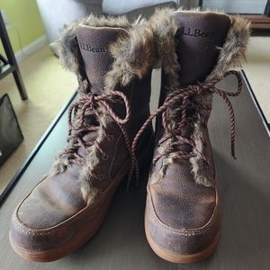 L.L. Bean Women's Waterproof Leather Nordic Boots